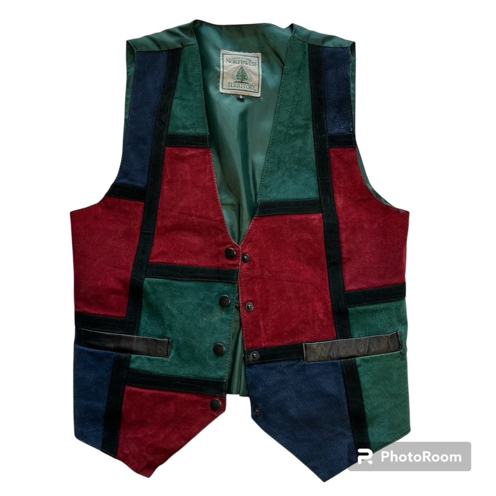Retro Colorblock Super rad vintage vest by Northwest Territory
